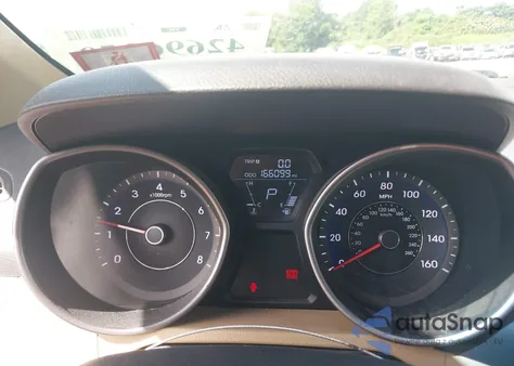 2013 Hyundai Elantra Gls from USA, damaged, VIN 5NPDH4AE8DH443565